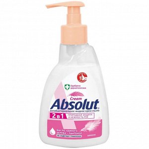 Ж/мыло Absolut CREM 2в1 Нежное 250гр диспенс /15/ 5061