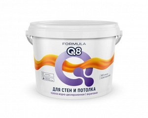 Краска Престиж FORMULA Q8 ВД интерьерная белоснежная полиакриловая 2,7 кг (4/уп)