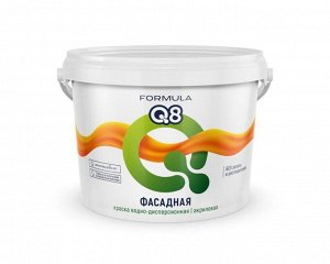 Краска Престиж FORMULA Q8 ВД ФАСАДНАЯ белоснежная полиакриловая 4,5 кг (3/уп)