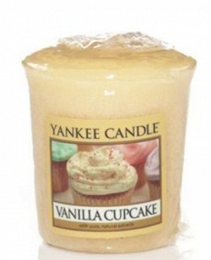 Ванильный кекс Vanilla cupcake 49 гр / 15часов Yankee Candle