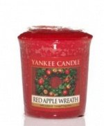 Венок из из красных яблок / Red Apple Wreath 49 гр / 15часов Yankee Candle