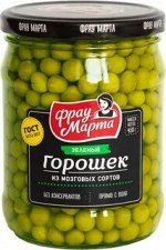 &quot;Фрау Марта&quot; Горошек зеленый  из мозговых сортов ст.б 450г