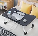 Складной столик для ноутбука  / Подставка для ноутбука / Столик для завтрака в кровати / Переносной компьютерный стол,