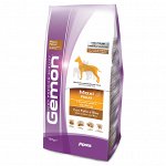 Gemon Dog Maxi корм для взрослых собак крупных пород курица с рисом 15 кг