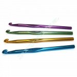 Крючок д/вязания металл 14,5 см №6,5