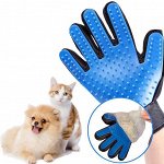 Перчатка для вычёсывания шерсти True Touch Розовый