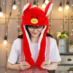 Светодиодная шапка с подвижными ушками Angry Birds