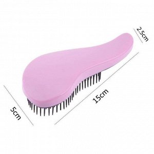 Щётка для распутывания волос Detangler, 15 см Розовый