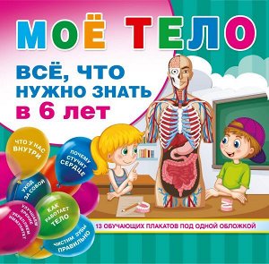 Мое тело. Все. что нужно знать в 6 лет/Обучающие плакаты под одной обложкой (АСТ)