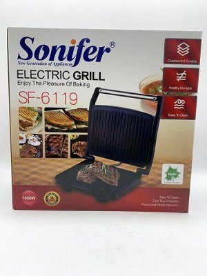 Электрический гриль Sonifer SF-6119, 1800 вт