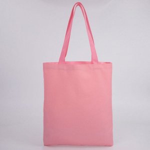 Сумка шопер "Пуанты", 34,5*0,5*39 см, с лентой, цвет розовый