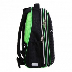 Рюкзак школьный deVENTE Choice Lite, 38 х 29 х 17 см, эргономичная спинка, часы в подарок