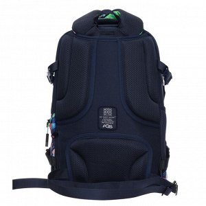 Рюкзак школьный Kite Bright, 42 х 29 х 20 см, наполнение: мешок, пенал, эргономичная спинка, синий/розовый