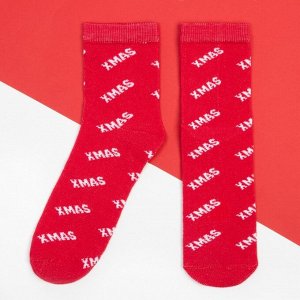 Набор новогодних женских носков KAFTAN "Xmas" размер 36-40 (23-25 см), 2 пары
