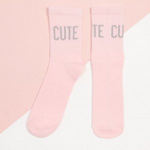 Носки KAFTAN &quot;Cute&quot; р. 36-40 (23-25 см), розовый