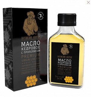 Масло кедровое с прополисом 100 мл.