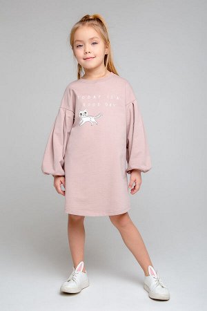 Платье для девочки Crockid КР 5785 кофейно-розовый к345