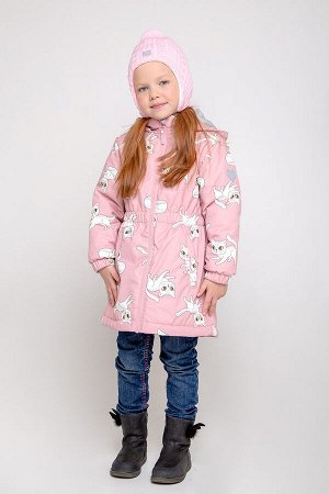 Куртка(Осень-Зима)+girls (розовый зефир, забавные кошечки)