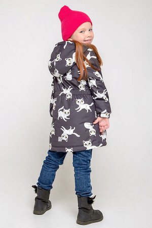 Куртка зимняя для девочки Crockid ВК 38075/н/2 ГР
