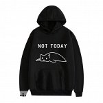 Худи &quot;Not Today&quot; черный, L