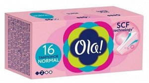 Ola! Тампоны женские гигиенические "Normal" Шелковистая поверхность 16 шт