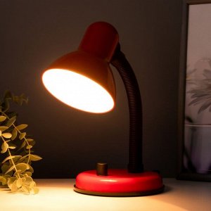 Лампа настольная Е27, светорегулятор (220В) красная (203А)