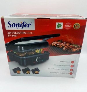 Электрический гриль Sonifer SF-6097, 1500 вт