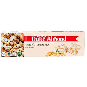 Туррон Duke Almond peanuts 100 г 1 уп.х 14 шт.