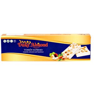 Туррон Duke Almond crunchy almond & hazelnut 100 г 1 уп.х 14 шт.