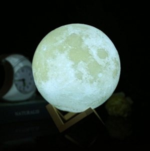 Ночник НОЧНИК- планета в форме Луны с пультом дистанционного управления - прекрасный подарок для ребенка и интерьерное украшение для взрослых. Повтoряет рельеф настоящей Луны.

Ночник светит белым, те