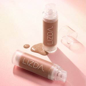 Лёгкая тональная основа с 3 видами гиалуроновой кислоты Lizda Zero Fit Cover Capsule Foundation