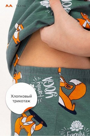 Happy Fox Пижама для девочки подростка, цвет хаки