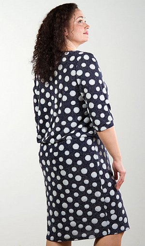 Платье женское с люрексом 253068, размер 50,52,54,56,58,60,62