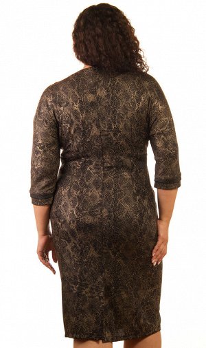 Платье женское с люрексом 253274, размер 50,52,54,56