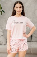 Happy Fox / Пижама для девочки подростка, цвет розовый