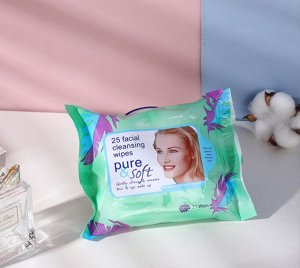 Влажные салфетки Pure &amp; Soft 1 уп. 25 шт.