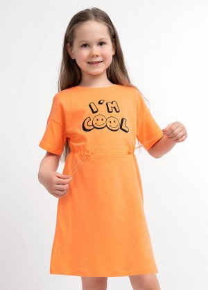 Платье св.оранжевый