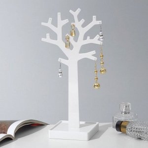 Подставка для украшений "Дерево", 29*9,9 см, цвет белый