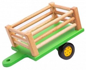 BochArt. Деревянная игрушка "Прицеп для Синего трактора" арт.ВТ1012