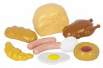 Совтехстром.Набор &quot;Продукты&quot; арт. У549 (хлеб,батон,круассан,яичница,курица,сосиски) /10
