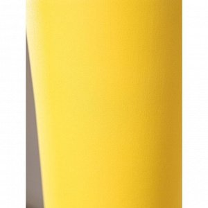 Ваза керамическая "Труба", напольная, муар, жёлтая, 74 см