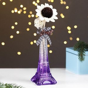 Набор подарочный новогодний "Париж":ваза,свечи,аромамасло лаванда,декор, "Богатство Аромата"
