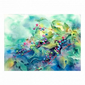 Краски акварельные BRAUBERG "PREMIUM" 48 цветов, круглые кюветы 23 мм, пенал, 191747