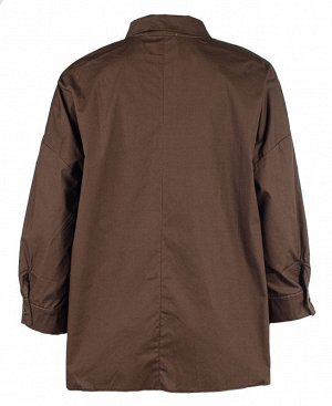 Туника-рубашка женская 251329 с карманами, размер 52, 54, 56, 58