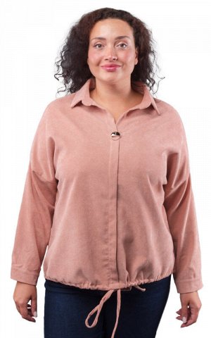 Рубашка женская вельветовая 252425, размер 50-56