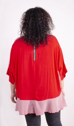Женская блузка с пайетками 248306 размер 62, 64, 66