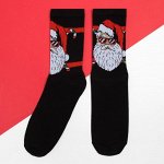 Носки мужские  KAFTAN &quot;Santa&quot; р. 41-44 (27-29 см), черный