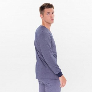 Комплект термо мужской (джемпер, брюки), цвет синий