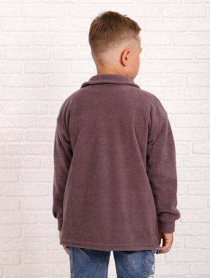 Рубашка МЛШ-Флис серо-коричневый