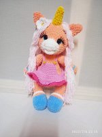 Сказочная Единорожка 33см handmade
